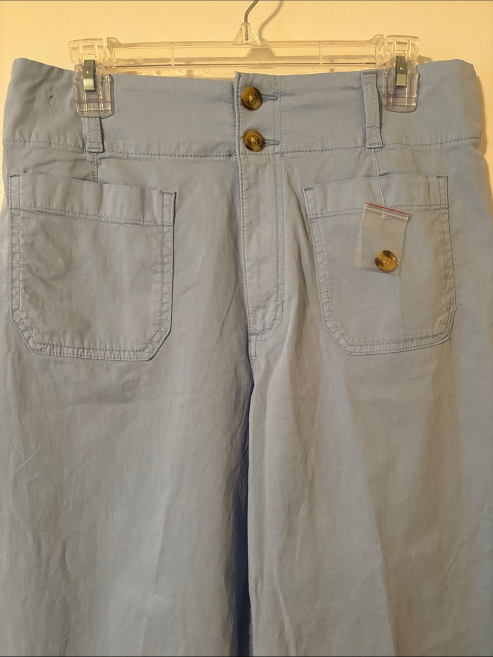 LC Lauren Conrad Light Blue Wide Leg Pants - Picture 2 of 5
